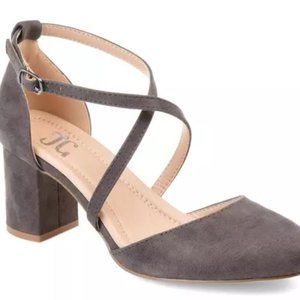 Journee Collection Foster Pumps, Gray, US W’s 10